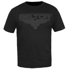 BELTOR BW T-SHIRT SLIM  "BLACK ON BLACK "  czarny/black  XXL B0345