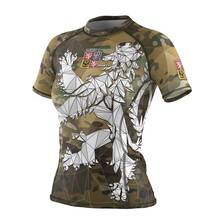 Short Sleeve Rashguard Damski Czeski Lew
