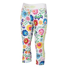 Legginsy Sportowe Damskie Folk 2 3/4