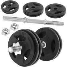 BELTOR HRD SYSTEM LINE HANTLA ŻELIWNA CZARNA Z UCHWYTAMI 15kg / 28mm H0083