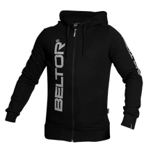 BELTOR BW BLUZA ZIP Z KAPTUREM / ZIP HOODIE "ORIGINAL"    S czarny/black B0242 *