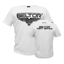 BELTOR BW T-SHIRT  FIGHT BRAND "CLASSIC" biały/white   L  B0365 *