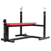BELTOR HRD SYSTEM LINE ŁAWKA TRENINGOWA PROSTA ZE STOJAKAMI BLACK/CZARNA H0101