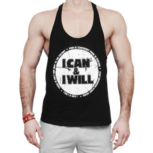 BELTOR BW T-SHIRT STRINGER "I CAN AND I WILL" czarny/black  XXL  B0819 *