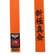 BELTOR KARATE BELT / PAS SHINKYOKUSHINKAI HAFT orange/pomarańczowy 320cm B2479