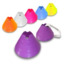 Wysepki, stożki, kapturki, grzybki treningowe pod laskę