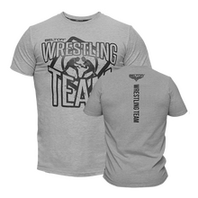 BELTOR BW T-SHIRT SLIM "WRESTLING TEAM 01"  szary/melange   XL   B0619 *