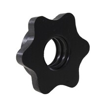 BELTOR - HRD SYSTEM LINE - ZACISK GWIAZDOWY METAL MAT NA GRYF (SZTUKA) 25mm czarny/black H0404