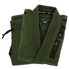 BELTOR BJJ GI / KIMONO "TRAINING" GI 450 GSM green/zielony A1 B2408