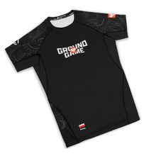 Rashguard Polska 3.0 krótki rękaw (Czarny)