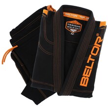 BELTOR BJJ GI / KIMONO "TRAINING" GI 450 GSM black/orange - czarny/pomarańczowy A2 B2401