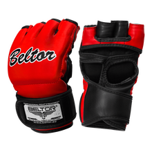 BELTOR RĘKAWICE MMA / MMA GLOVES    "CRINGER"        S - czerwony - red B0761