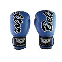 BELTOR RĘKAWICE BOKSERSKIE / BOXING GLOVES "VICTOUS"     12oz - niebieski/blue B1076