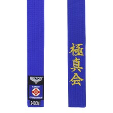 BELTOR KARATE BELT / PAS KYOKUSHINKAI HAFT blue/niebieski 240cm B2525