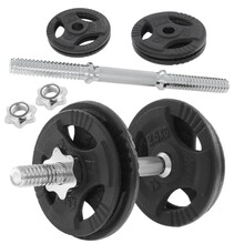 BELTOR HRD SYSTEM LINE HANTLA ŻELIWNA CZARNA Z UCHWYTAMI 10kg / 28mm H0082