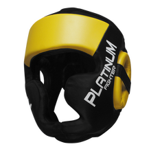 PLATINUM FIGHTER KASK SPARINGOWY GUARDIAN    "S"  black/yellow (czarno-żółty) B0089