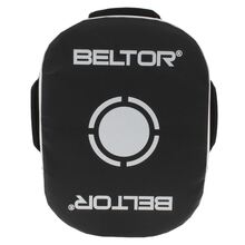 BELTOR TARCZA OWALNA / OVAL SHIELD "X-ROUND"  44x35x11cm - czarno-biały/black-white B2145
