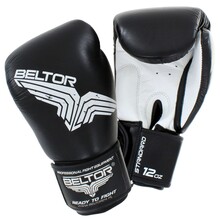BELTOR RĘKAWICE BOKSERSKIE / BOXING GLOVES    "STANDARD"   10oz - czarny/black B0016