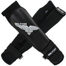 BELTOR OCHRANIACZE GOLENI I ŚRÓDSTOPIA / SHIN INSTEP GUARDS "MMA PRO" czarny/black  M B0136
