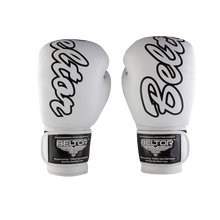 BELTOR RĘKAWICE BOKSERSKIE / BOXING GLOVES "VICTOUS"        12oz - white/biały B1088