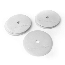 Znaczniki pola płaskie (maty znakujące) - zestaw 10 szt. białe