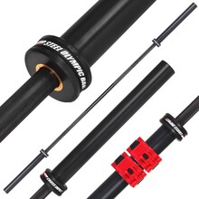 BELTOR HRD SYSTEM LINE GRYF 50mm. OLIMPIJSKI CROSS IMPACT 220cm / BLACK OXIDE + ZACISKI QR H0032