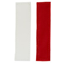 BELTOR PASEK ZABEZPIECZAJĄCY WŁOSY do KASKU "KUMITE SHIRO-AKA" / HAIR SECURITY STRAP SET (KOMPLET) czerwony i biały - red and white  B2666