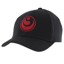 BELTOR KARATE CZAPKA Z DASZKIEM / CAP "RED KOKORO - SHINKYOKUSHINKAI" REGULOWANA  Czarny/Black ONE SIZE B2642