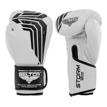 BELTOR RĘKAWICE BOKSERSKIE / BOXING GLOVES "STORM"     16oz - biały/white B1106