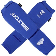 BELTOR OCHRANIACZE GOLENI I ŚRÓDSTOPIA / SHIN INSTEP GUARDS "DEFENDER"  niebieski/blue  XL  B1918