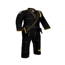 BELTOR BJJ GI / KIMONO VANQUISHER black/yellow - czarny/żółty A3 B1130 *