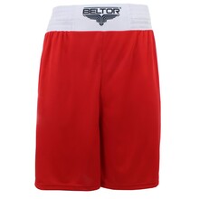 BELTOR BW SPODENKI BOKSERSKIE TRENINGOWE / BOXING SHORTS "PUNCHER" SUBLIMACJA  czerwony/biały - red/white  XXXL  B2767  *