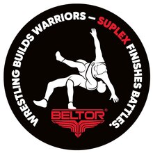 BELTOR WRESTLING MAGNES / MAGNET "WARRIORS OF THE MAT" 60x60mm  B4168