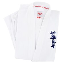 BELTOR KARATE KIMONO / KARATE GI "KEIKO - SHINKYOKUSHINKAI" 100% BAWEŁNA 10oz  110cm, biały - white, Uszyte w Polsce/Made in Poland, 0% kurczliwości B3128