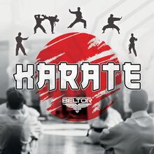 BELTOR NAKLEJKA VLEPKA PAPIEROWA KARATE 01 w 8x8cm B2173